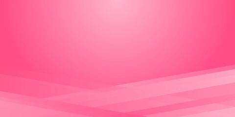 A bright pink abstract background with stylish geometric shapes and light effects.