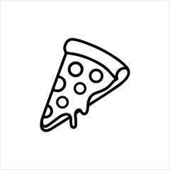 Pizza slice icon