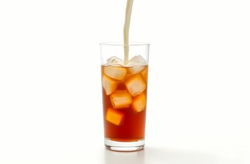 orange juice in glass