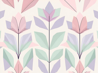 seamless background with leaves
