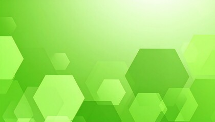 Abstract geometric pattern of translucent hexagons in shades of green.