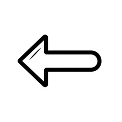 Simple left-pointing arrow icon