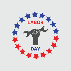 Celebration labour day vector design