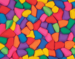 Color Flower Textile design vector, attractive flower fabric design  