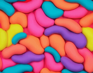 Color Flower Textile design vector, attractive flower fabric design  