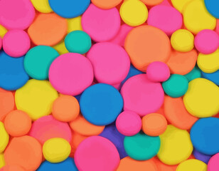 Color Flower Textile design vector, attractive flower fabric design  