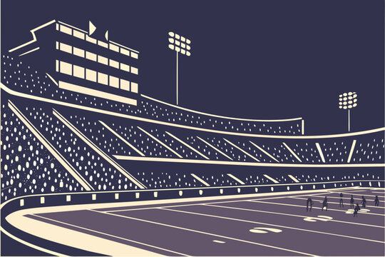 nighttime stadium glow during a primetime alabama vs georgia game with fan signs and flashbulbs lighting up the stands