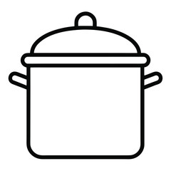cooking pot vector illustration