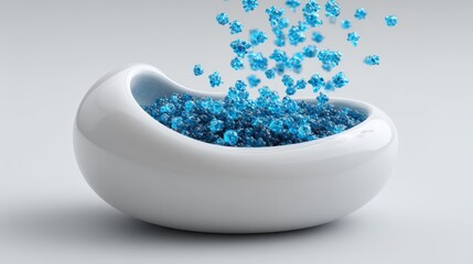 Simplified stomach icon set against a pristine white background for educational visuals