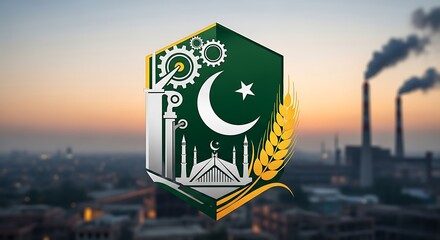 Pakistan industry and agriculture concept pakistan development and economy growth