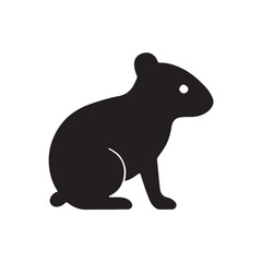 Baby Black Bear Cubs Silhouette Vector Illustration – Cute Wildlife Animal Clipart Design © Easmin