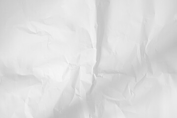 Crumpled White Paper Texture Wallpaper Image