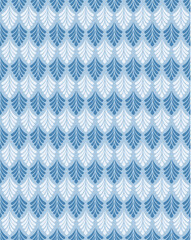 Seamless Abstract Geometric Pattern – Modern Minimal Design for Background, Wallpaper, Wrapping Paper, Textile, and Web Design, seamless pattern with blue flowers