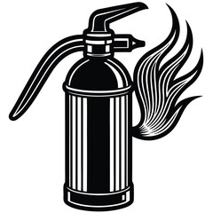 fire extinguisher icon vector illustrator