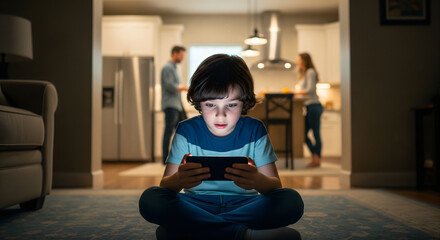 Child Using Cell Phone Early Screen Exposure and Brain Development - Exposição precoce às telas e desenvolvimento cerebral