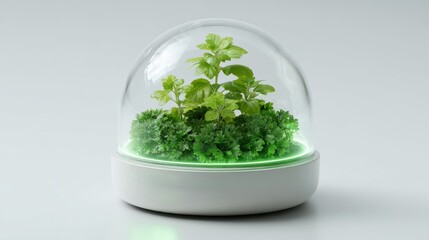 3D dome icon representing controlled environment agriculture technology
