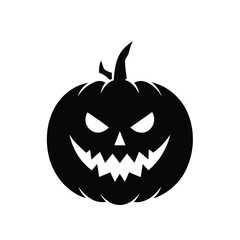 halloween pumpkin isolated on white