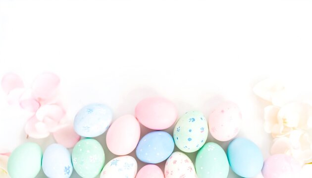 Pastel Easter eggs