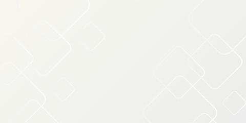 white geometric abstract background. Modern overlaping element