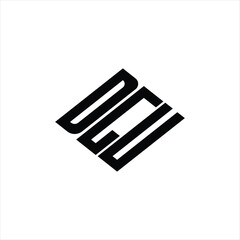  Modern abstract DGU logo design featuring geometric lines for innovative data analysis and digital transformation branding