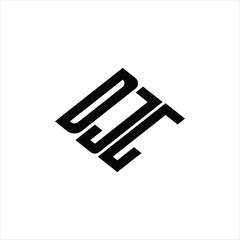 Modern abstract DJG logo design featuring geometric lines for innovative data analysis and digital transformation branding