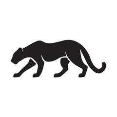 vector illustration of a panther