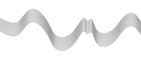 Abstract wave element for design digital frequency track equalizer, Abstract vector background with gray wavy lines.