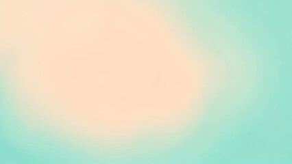 Gentle Fusion of Warm Peach Light and Cool Mint Green Haze