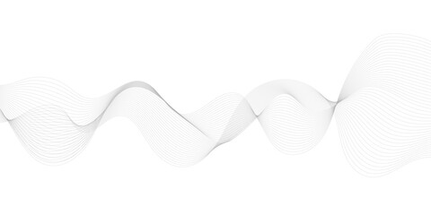 Abstract wave element for design digital frequency track equalizer, Abstract vector background with gray wavy lines.