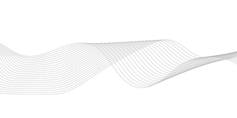 Abstract wave element for design digital frequency track equalizer, Abstract vector background with gray wavy lines.