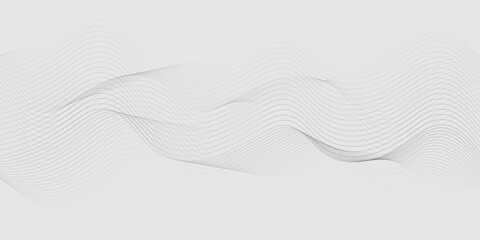 Abstract wave element for design digital frequency track equalizer, Abstract vector background with gray wavy lines.