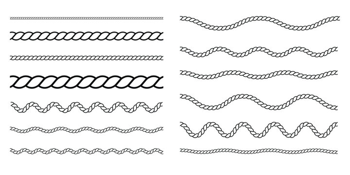 Various Rope Styles and Textures collection
