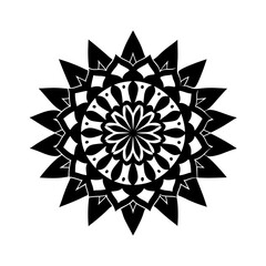 mandala on white background