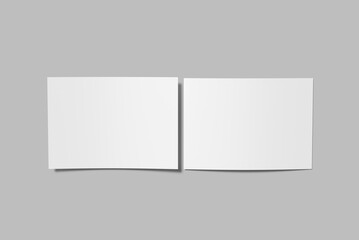 a4 certificate blank mockup