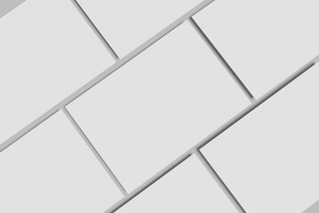 a4 certificate blank mockup