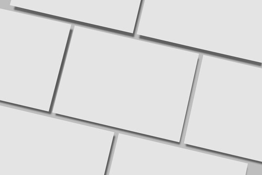 a4 certificate blank mockup