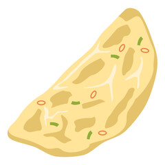 Omelette Vector Illustration