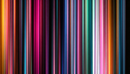 Abstract Colorful Vertical Stripes.