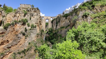 Fototapeta premium View of Ronda city and streets