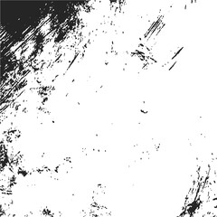 Grunge style black and white background with vintage cracks chips and dots. Worn monochrome grunge background in black and white with cracks and chips