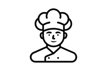 Female Chef Serving Dish on White Background, Woman Cook in Uniform