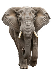 Fototapeta premium African elephant walking forward 
