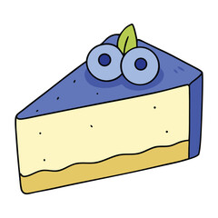 Creamy blueberry cheesecake with a buttery graham cracker crust, rich cheese filling, and a luscious blueberry topping for a perfect sweet indulgence.
