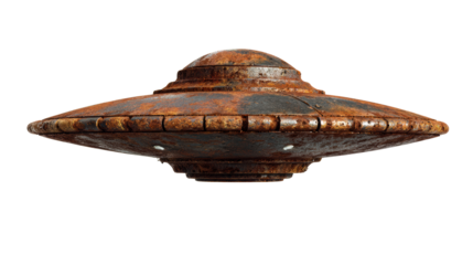 Aged Rusty Flying Saucer Object