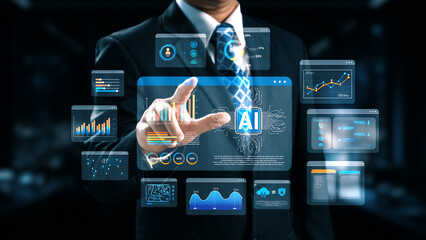 AI Assistant Brain Processor with LLM Technology, Big Data, Machine Learning, Generative AI for Business Support, Future Agentic AI Technology and Artificial Intelligence Prompt Engineering. Elide