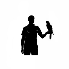 Portrait of a young male exotic animal for veterinary use