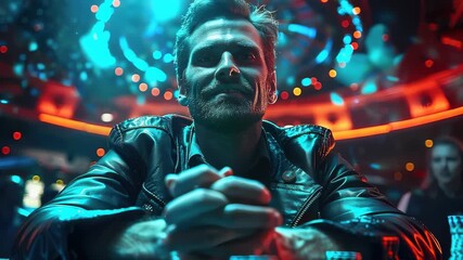 Casino rush: intense excitement, high risk play, calculated bets, thrilling atmosphere, strategic moves, engaging moments, adrenaline filled experience, anticipation, risk packed gameplay