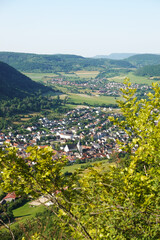 The landscape of Baden Wuerttemberg, the Schwabisch Alb 