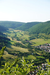 Obraz premium The landscape of Baden Wuerttemberg, the Schwabisch Alb 