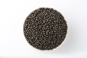 whole black urad dal, also known as black gram or urad sabut dal. Dal Makhani